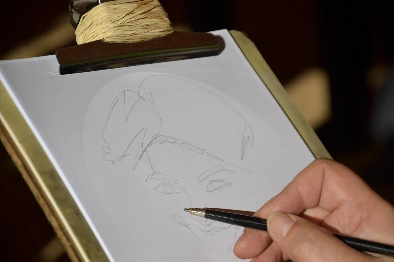 drawing, pencil, nature, leaf, designer, artist, sketch, artistic, hands, free image