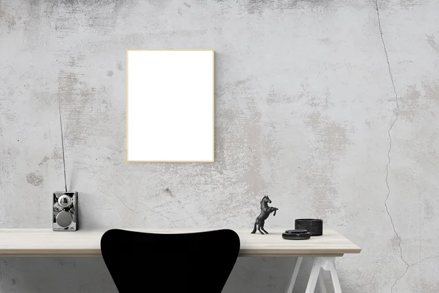 poster mockup, mockup, poster, frame, template, interior, photo, blank, space, photo frame, desk, presentation, stock, picture, wall, gray wall, gray frame, gray desk, gray presentation, gray interior. Branding agencies team roles: who holds authority?